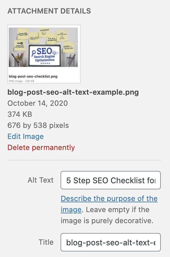 5 Step SEO Checklist for Successful Blog Posts